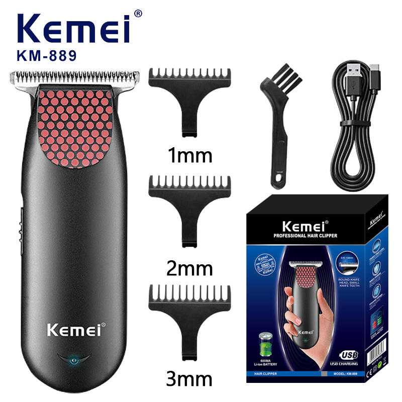 Mens Grooming Box - Kemei 889 Professional Pocket Cordless Hair