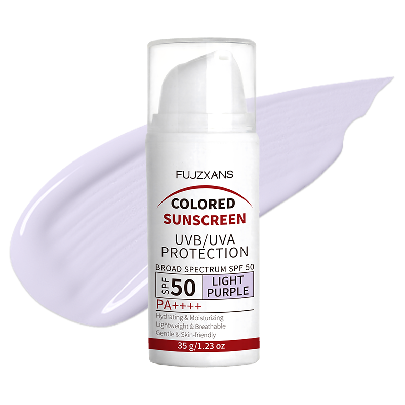 Face Moisturizer Spf - Light Purple Tinted Sunscreen SPF 50