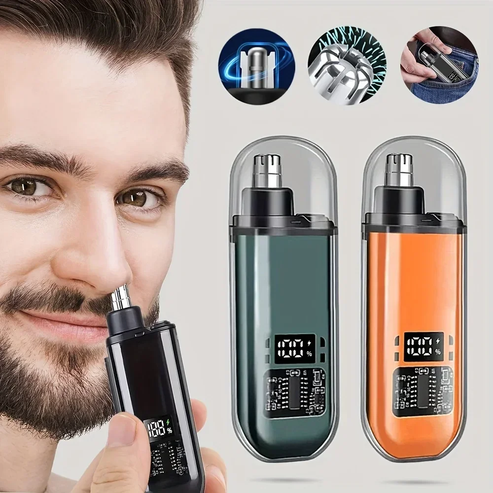 Men'S Grooming Clippers - Nose Ear Hair Trimmer USB Rechargeable