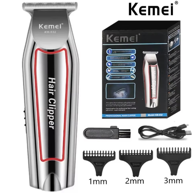 Mens Grooming Box - Kemei KM-032Hair Trimmer Electric Beard Trimmer
