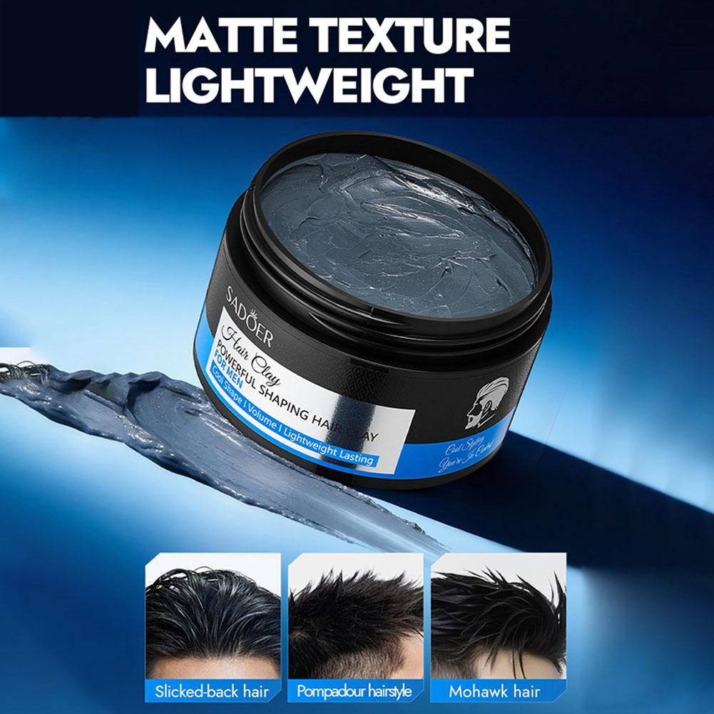 Men'S Grooming And Style - Men's Hair Styling Clay Strong Hold