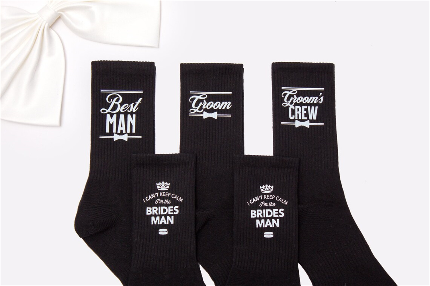 Men'S Grooming Wedding Day - Groom socks, Best Man gifts, groomsman