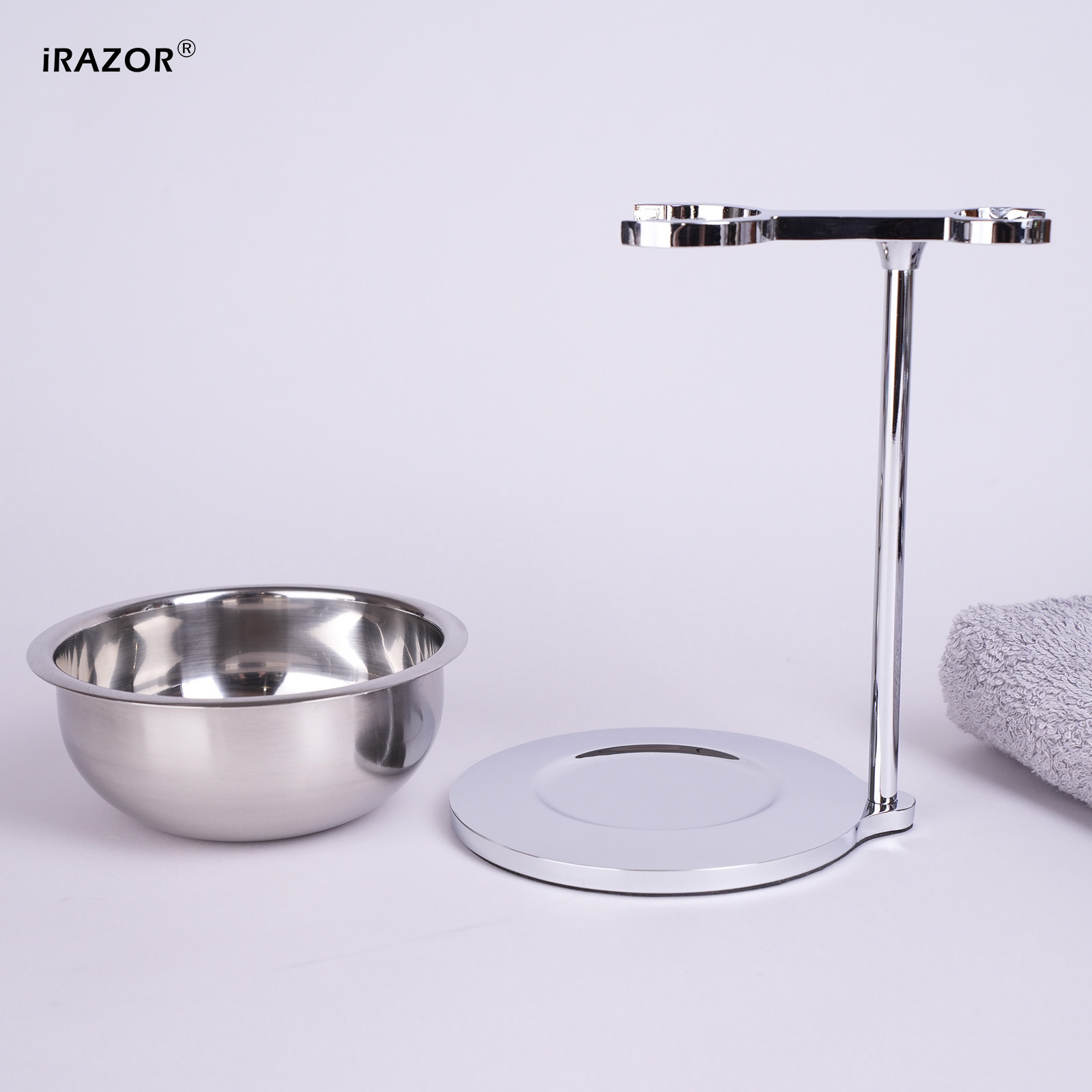 Mens Grooming Tools - iRAZOR Men's Shaving Razor and Brush