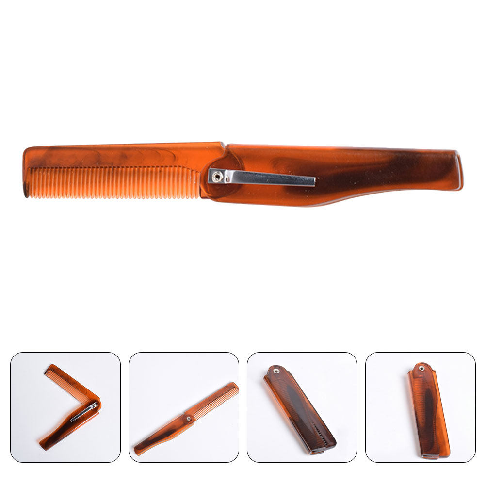 Comb Fine Tooth - Foldable Hair Comb for Men Portable