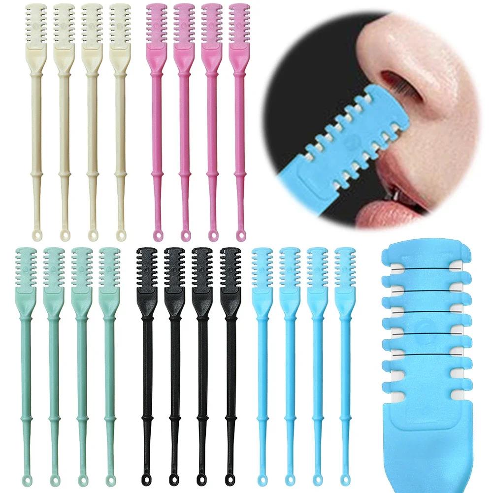 Men'S Grooming Wedding Day - 12pcs Dual-Head Nose Hair Trimmer Manual