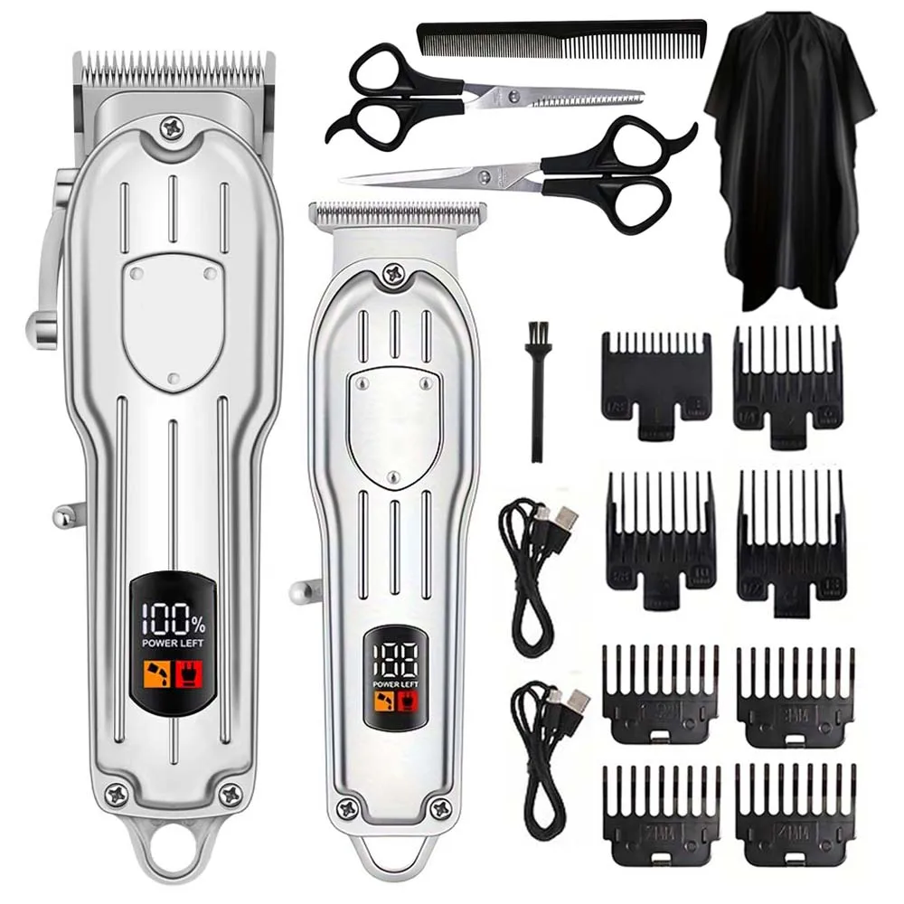 Mens Grooming Tools - Electric Hair Clipper Display Digital Multifunctional