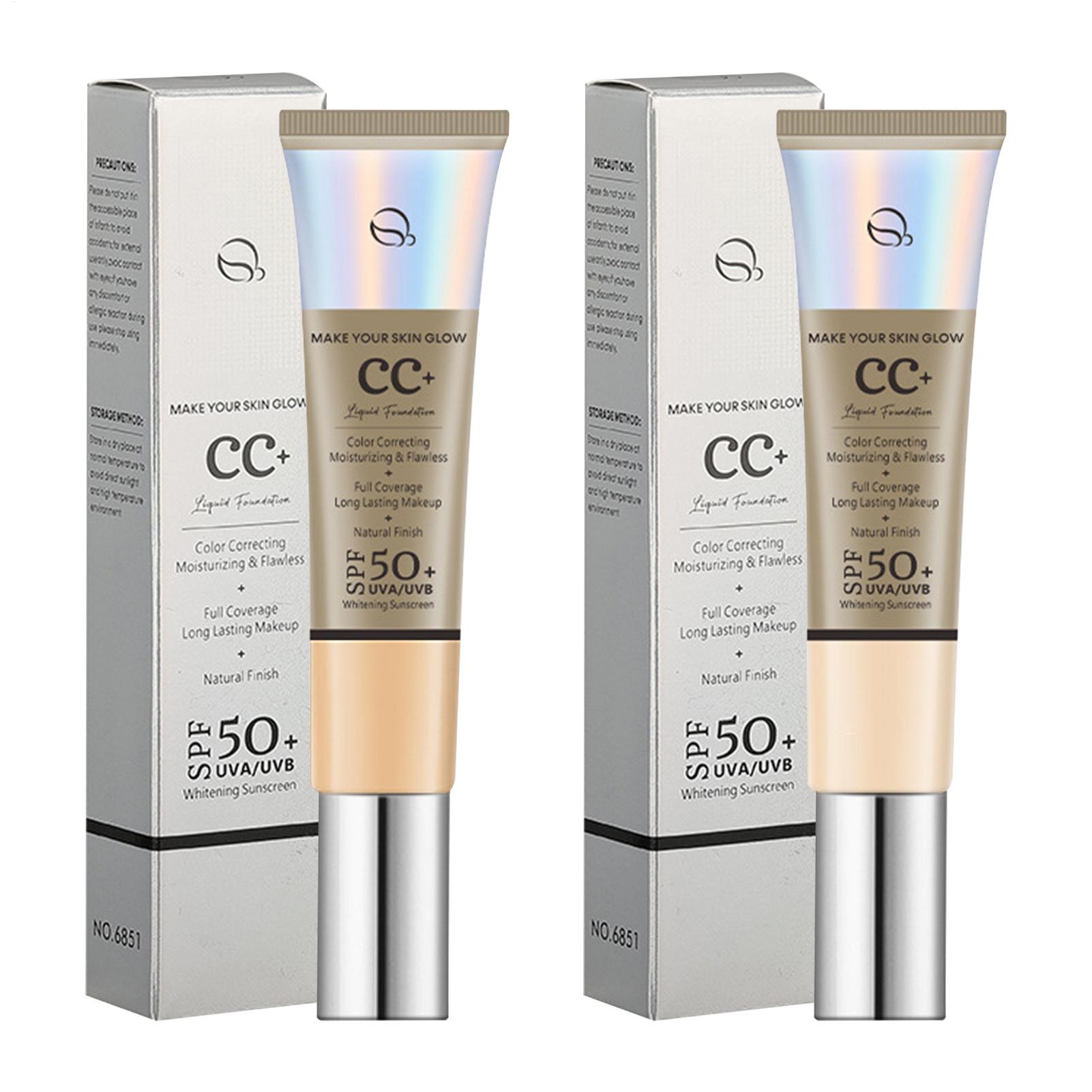 Face Moisturizer Spf - CC Cream Foundation SPF 50 Sunscreen