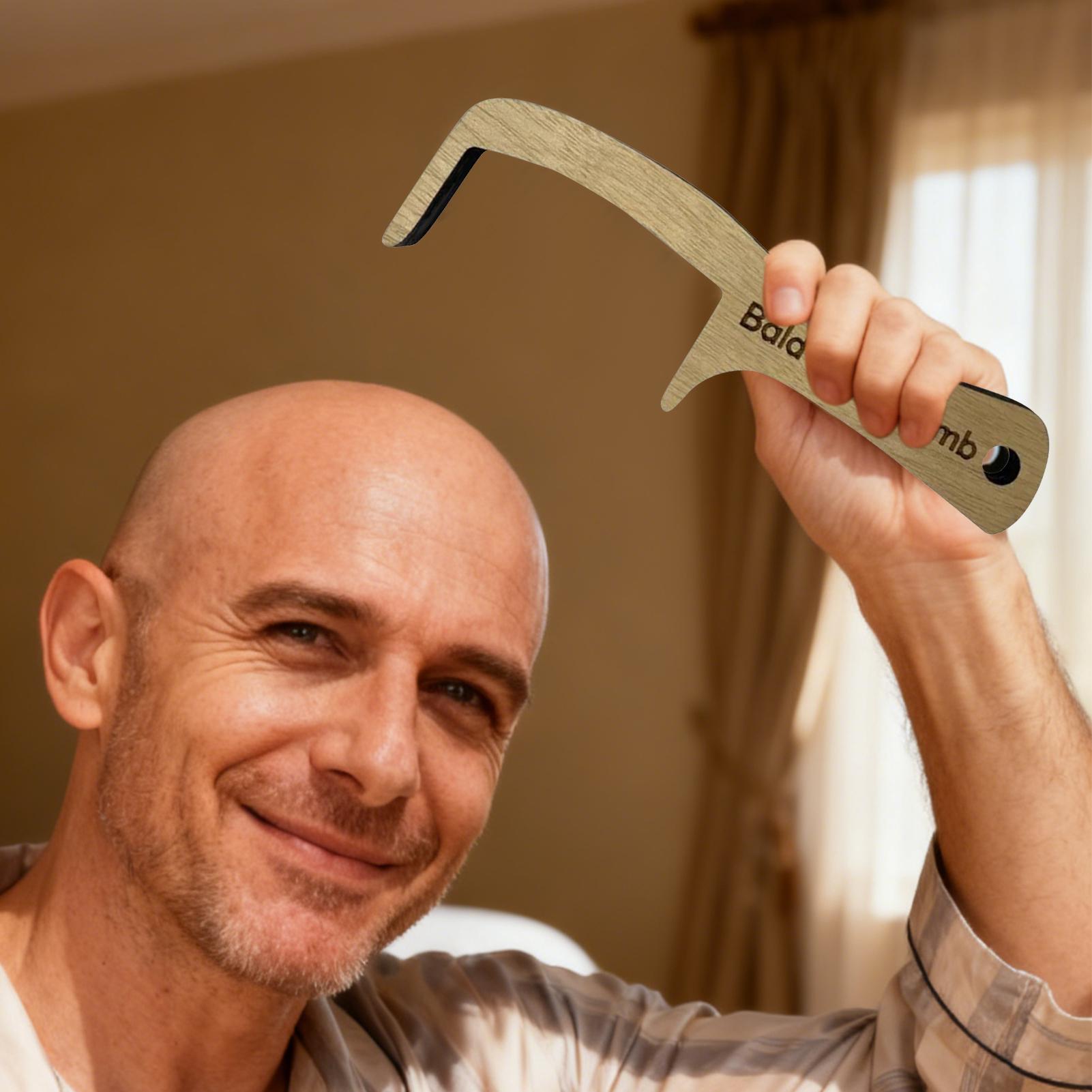 Bald Man Comb Funny Prank Groo - Men'S Grooming Tool review and price