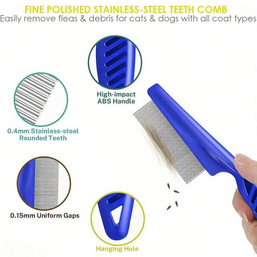 4Pcs/6Pcs Pet Comb Flea Comb F - Comb Fine Tooth review and price