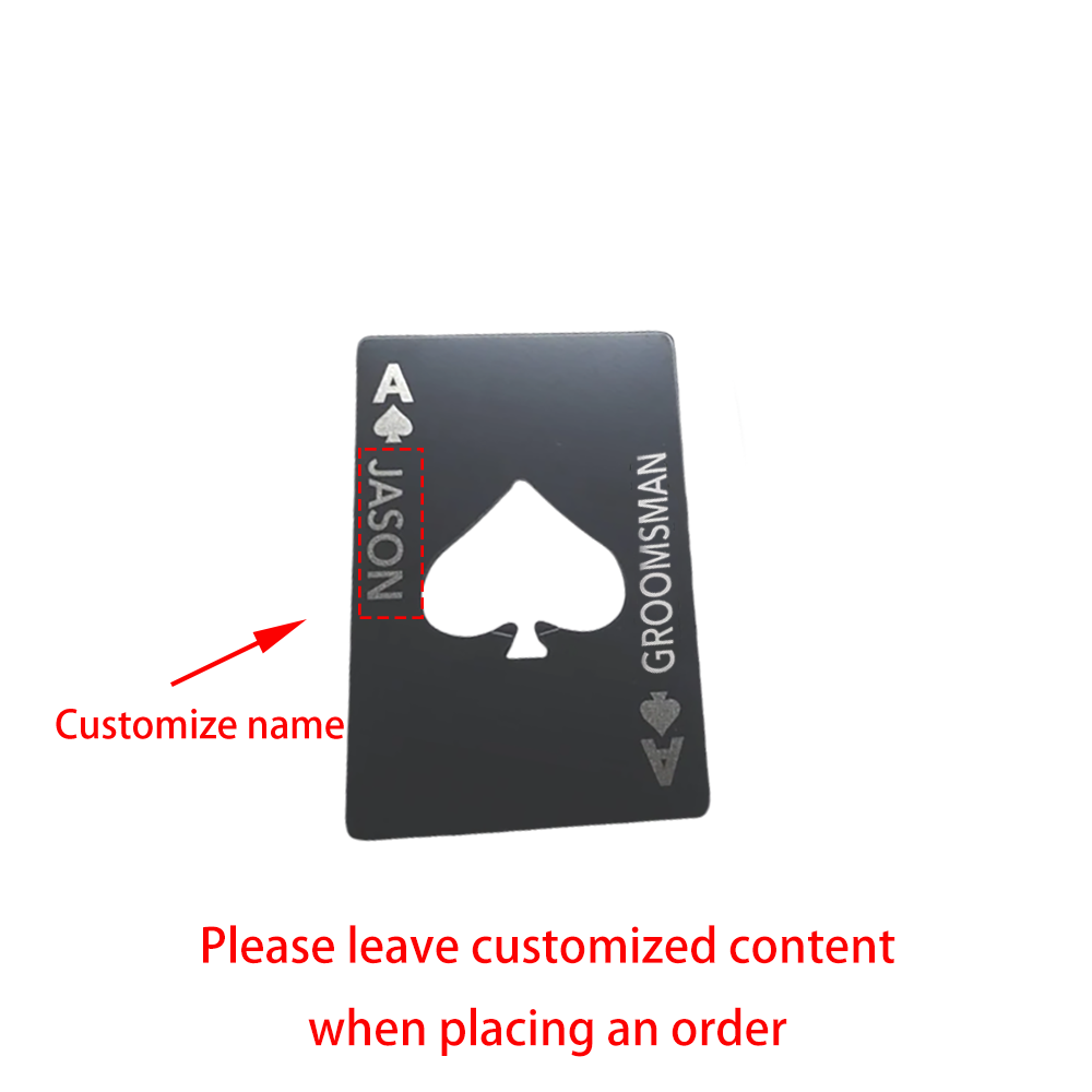 Custom Ace of Spades Groomsmen - Men'S Grooming Wedding Day review and price