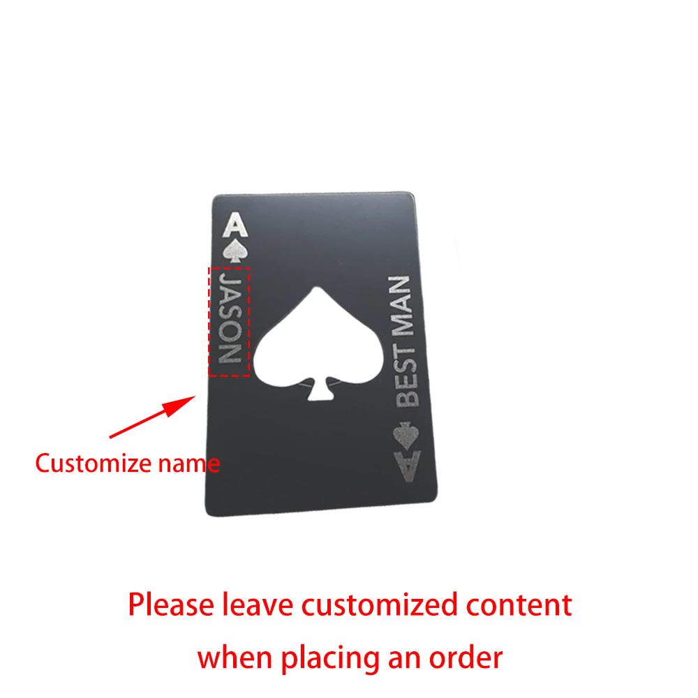 Custom Ace of Spades Groomsmen - Men'S Grooming Wedding Day review and price