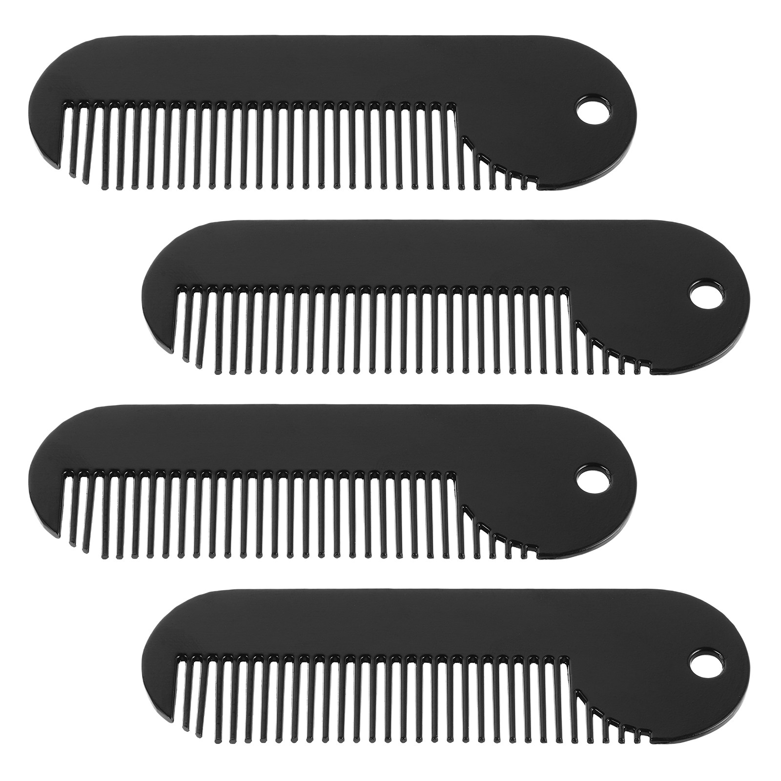 4Pcs Pocket Beard Comb Mini Mu - Comb Fine Tooth review and price