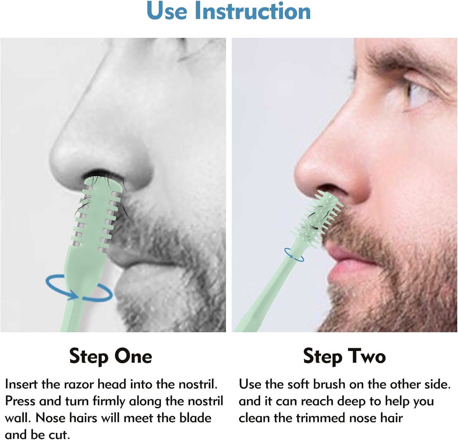 5/20/50Pcs 2-in-1 Nasal Cutter - Mens Grooming Tools review and price