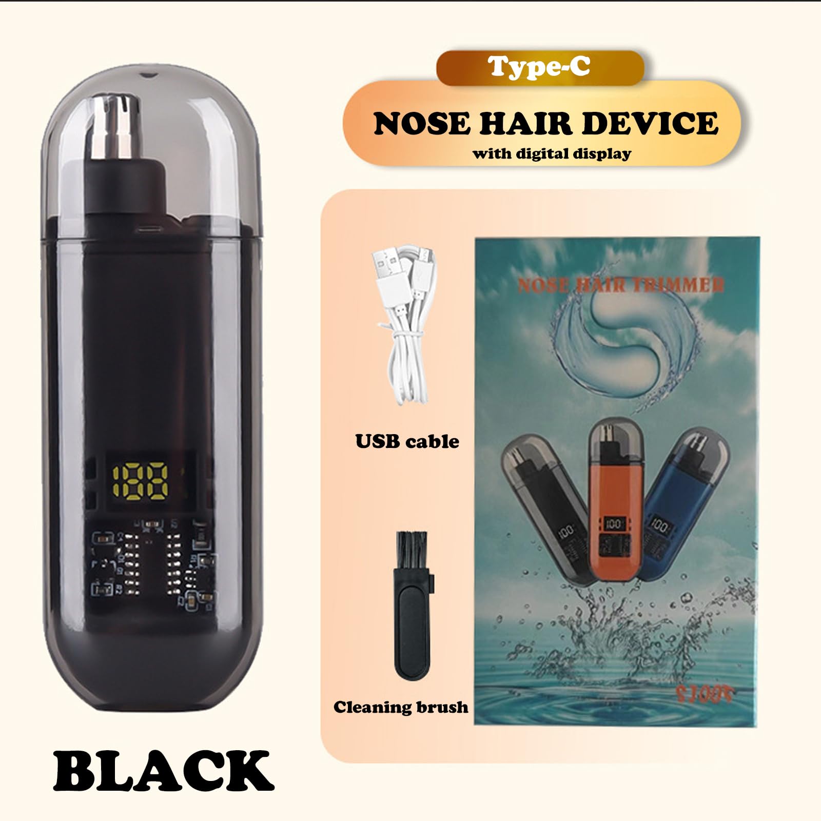 Nose Ear Hair Trimmer USB Rech - Men'S Grooming Clippers review and price