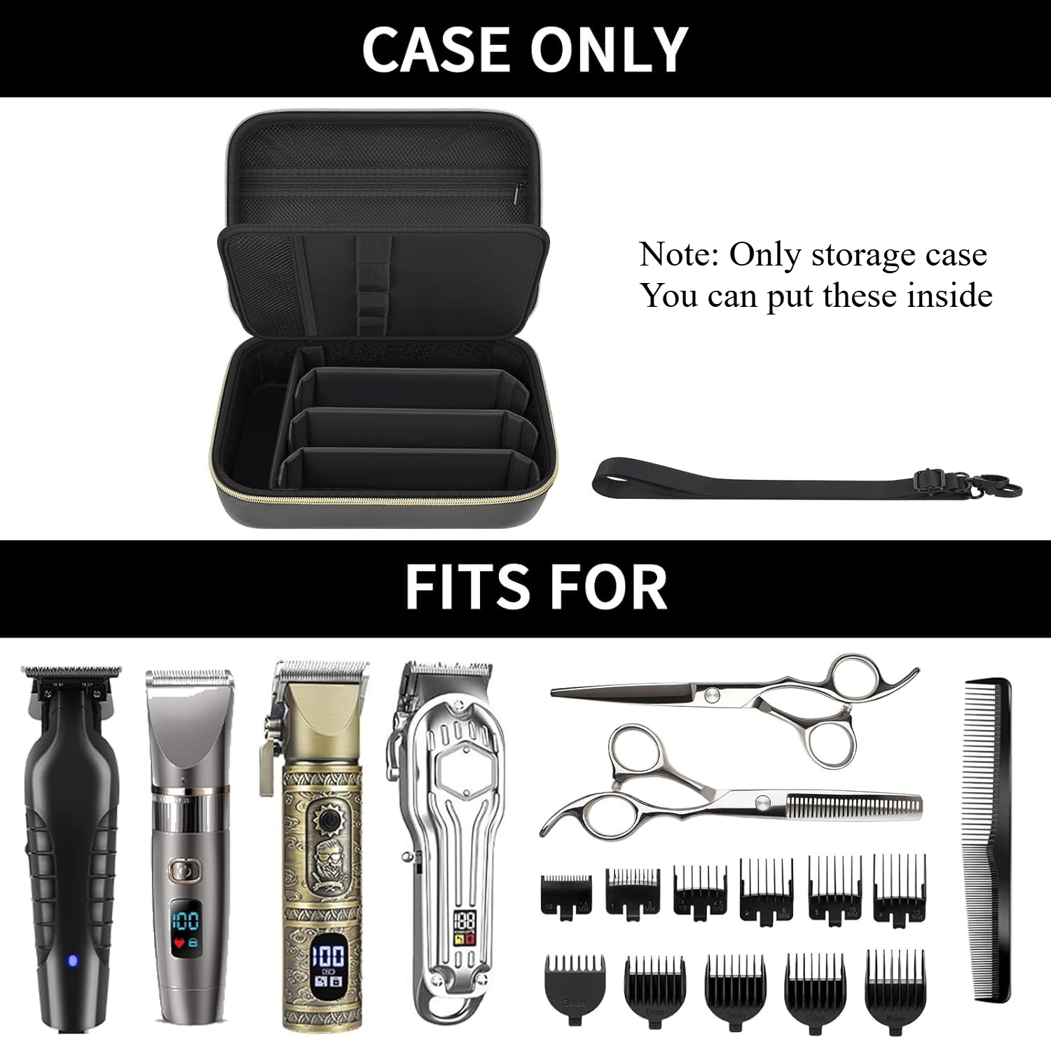 Barber Case for Hair Clippers  - Mens Grooming Box review and price