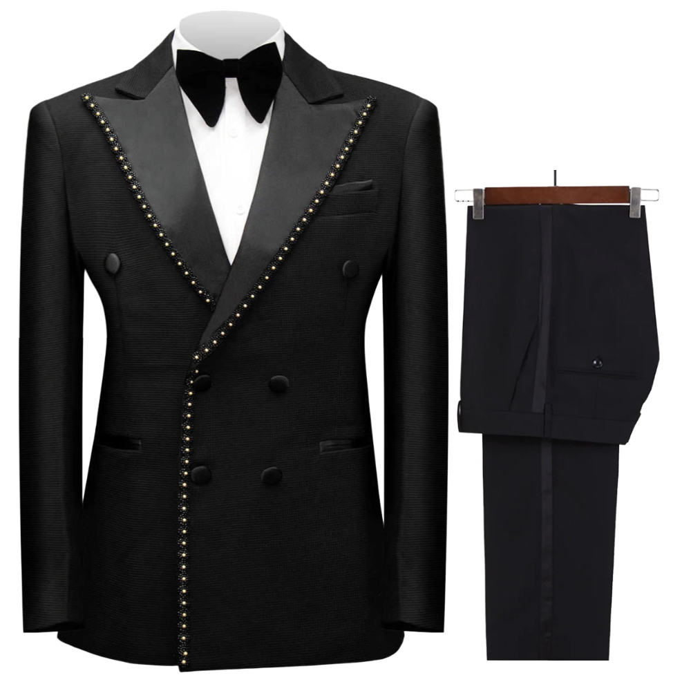 Double Breasted Beaded Formal  - Mens Grooming Tools review and price
