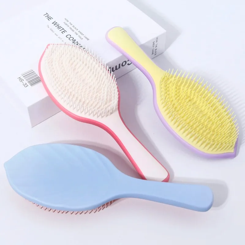 1pcs Leaf Shaped Fine Toothed  - Comb Fine Tooth review and price
