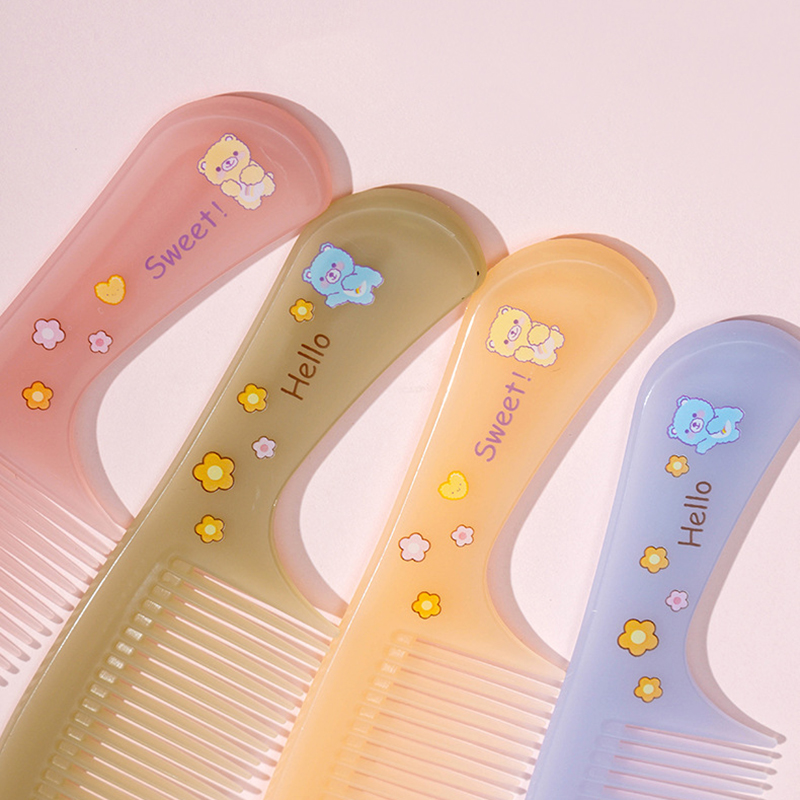 2pcs Cute Cartoon Comb Two-pie - Comb Fine Tooth review and price