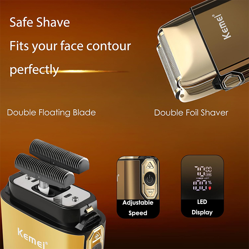 Kemei KM-TX10 T9 Hair Trimmer  - Mens Grooming Box review and price