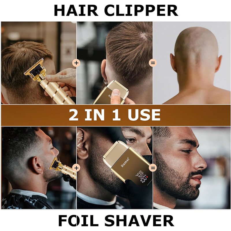 Kemei KM-TX10 T9 Hair Trimmer  - Mens Grooming Box review and price