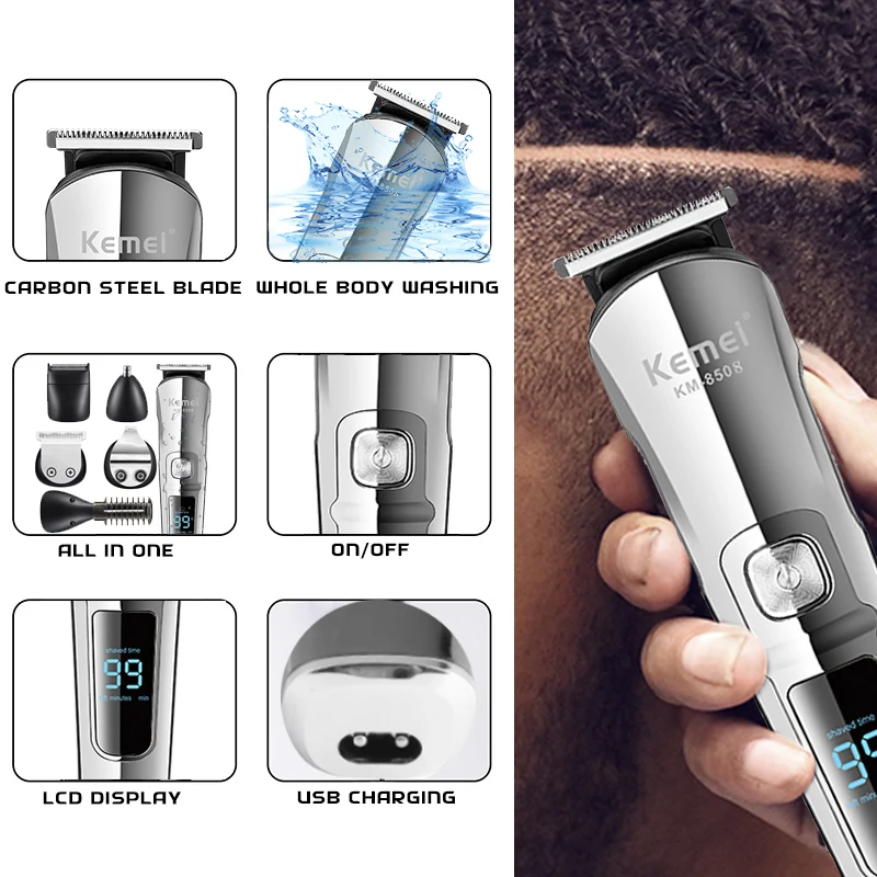 Kemei Professional Multifuncti - Mens Grooming Box review and price