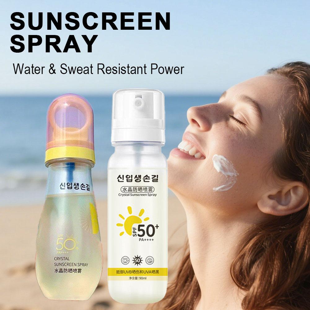 Korean Spf 50+ Sunscreen Spray - Face Moisturizer Spf review and price