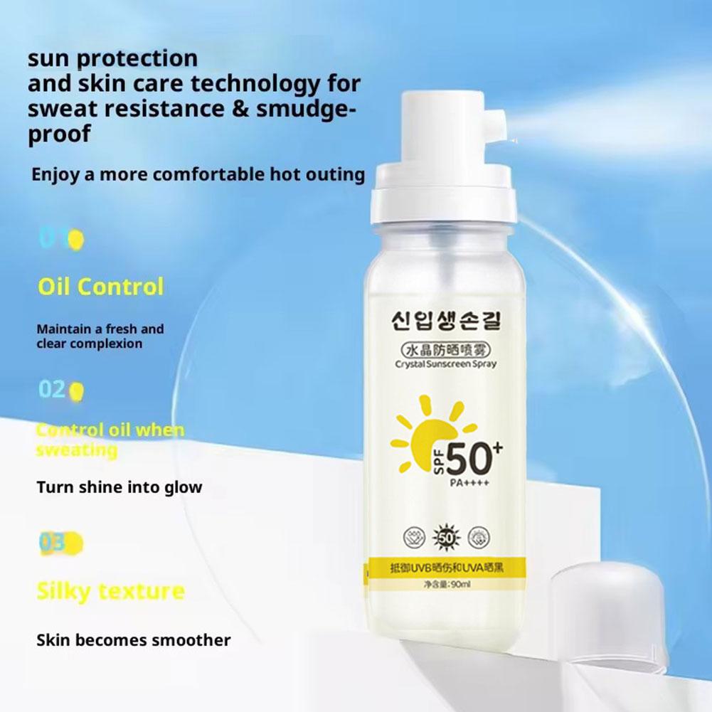 Korean Spf 50+ Sunscreen Spray - Face Moisturizer Spf review and price