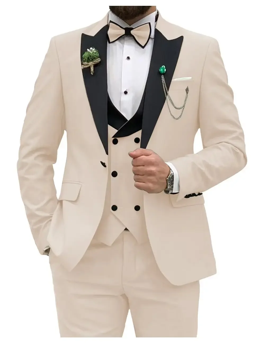 Slim Fit Men Suits Double Groo - Mens Grooming Tools review and price