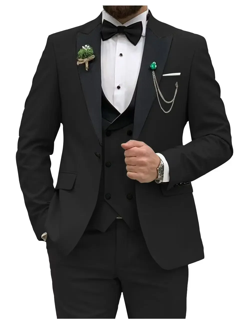 Slim Fit Men Suits Double Groo - Mens Grooming Tools review and price
