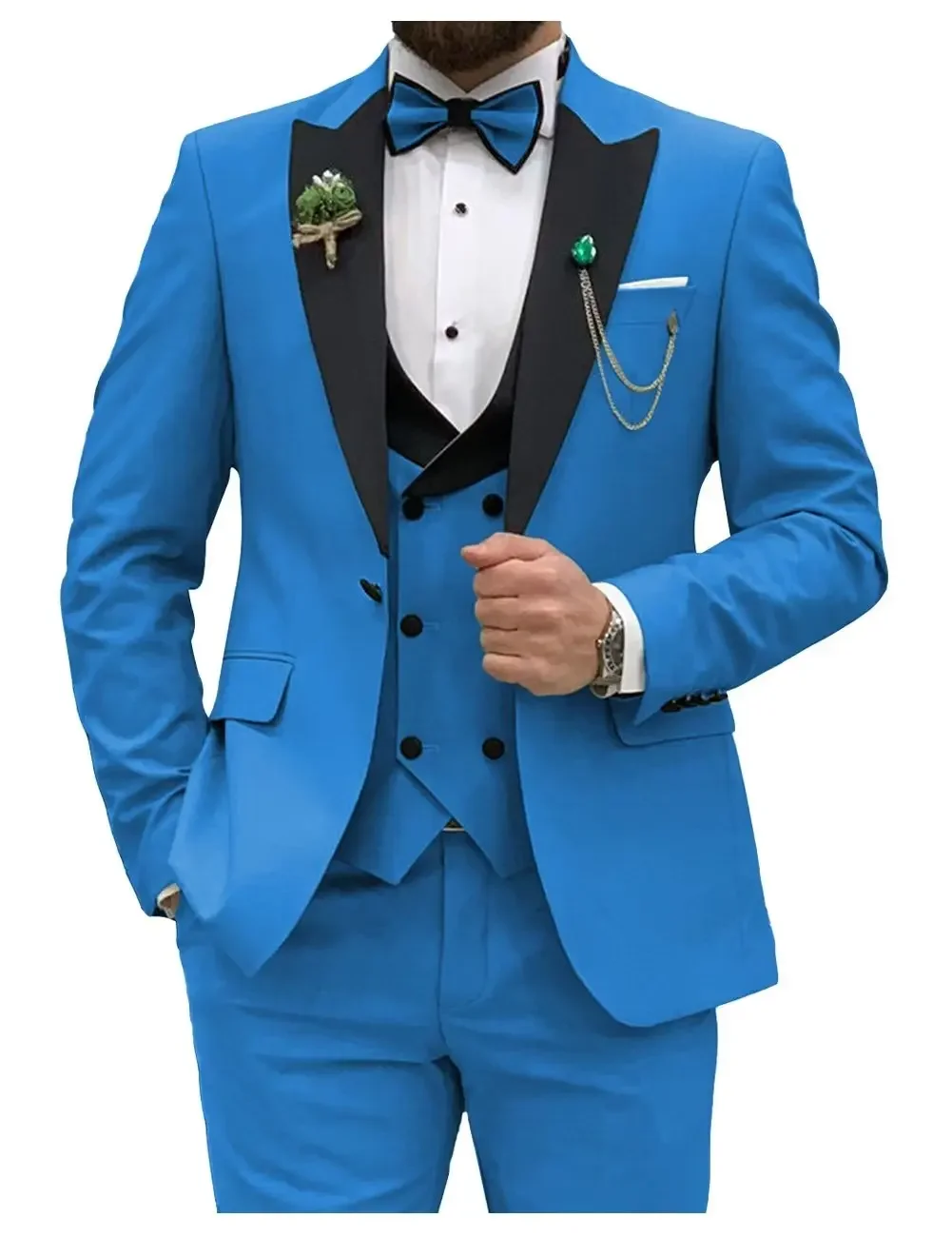 Slim Fit Men Suits Double Groo - Mens Grooming Tools review and price