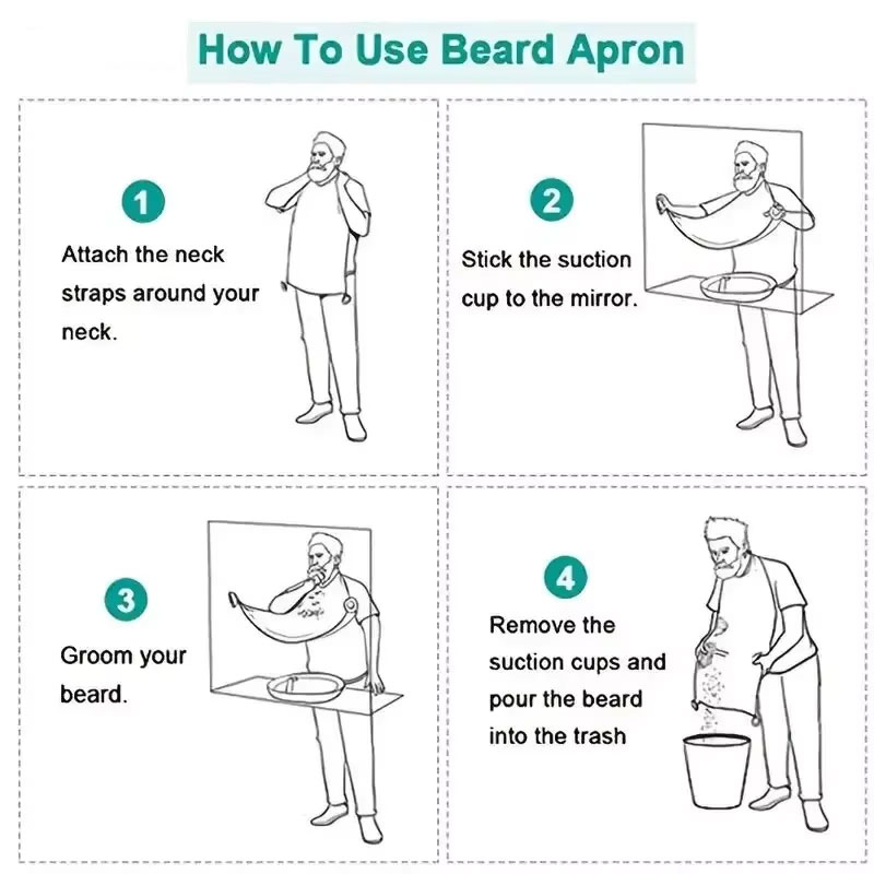 Men's Beard Shaving Apron Wate - Men'S Grooming Clippers review and price