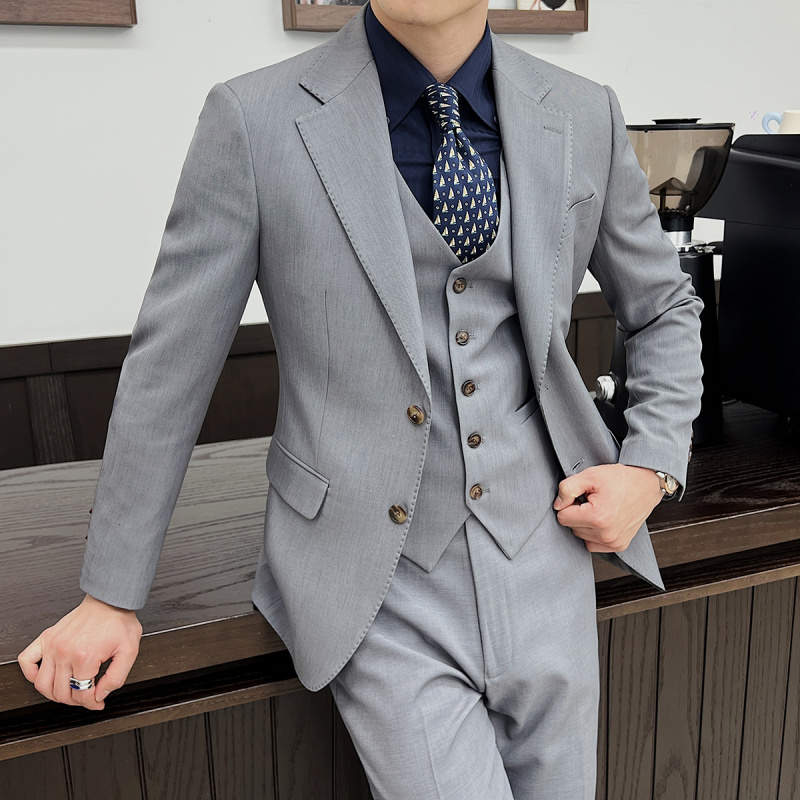 ( Jacket+Vest+Pants ) ltalian  - Men'S Grooming And Style review and price