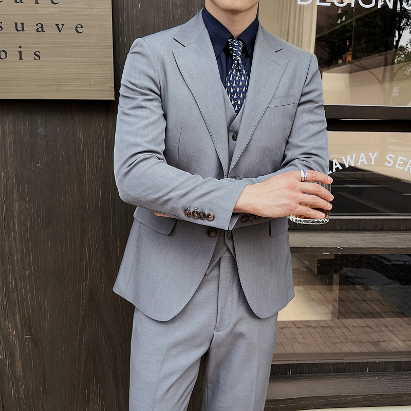( Jacket+Vest+Pants ) ltalian  - Men'S Grooming And Style review and price