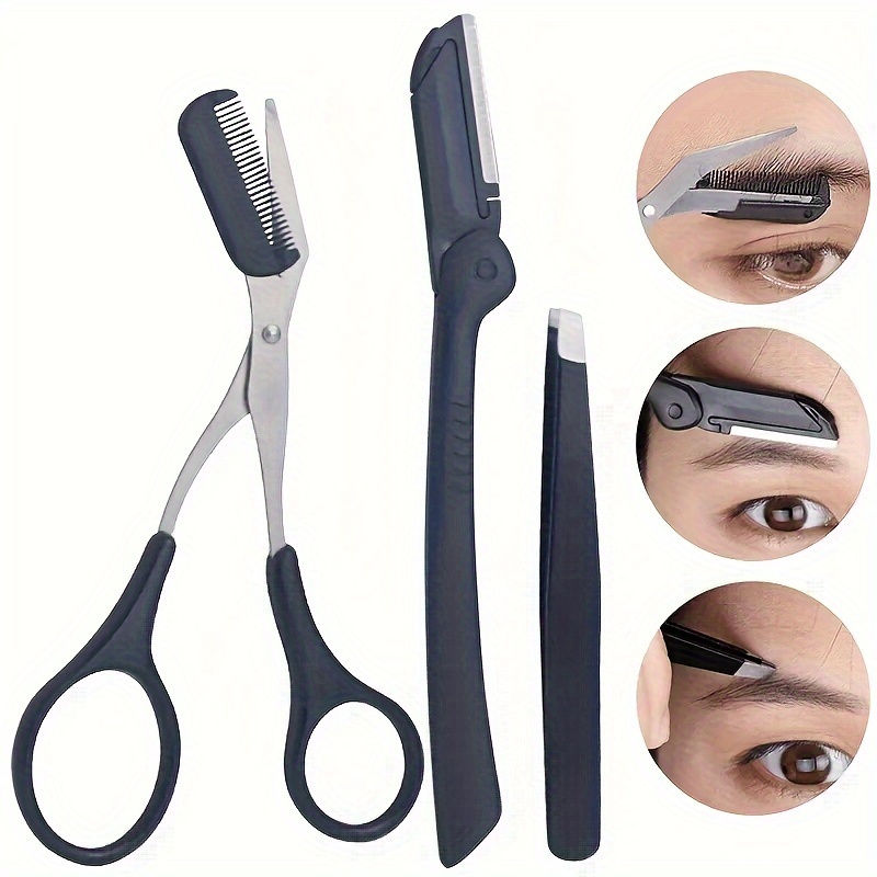 3pcs Set Eyebrow Kit For Women - Men'S Grooming Tool review and price