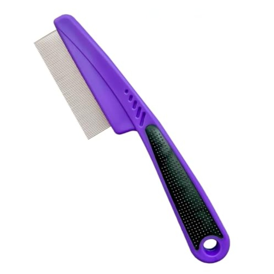 Flea Comb with Rubber Handle,  - Comb Fine Tooth review and price