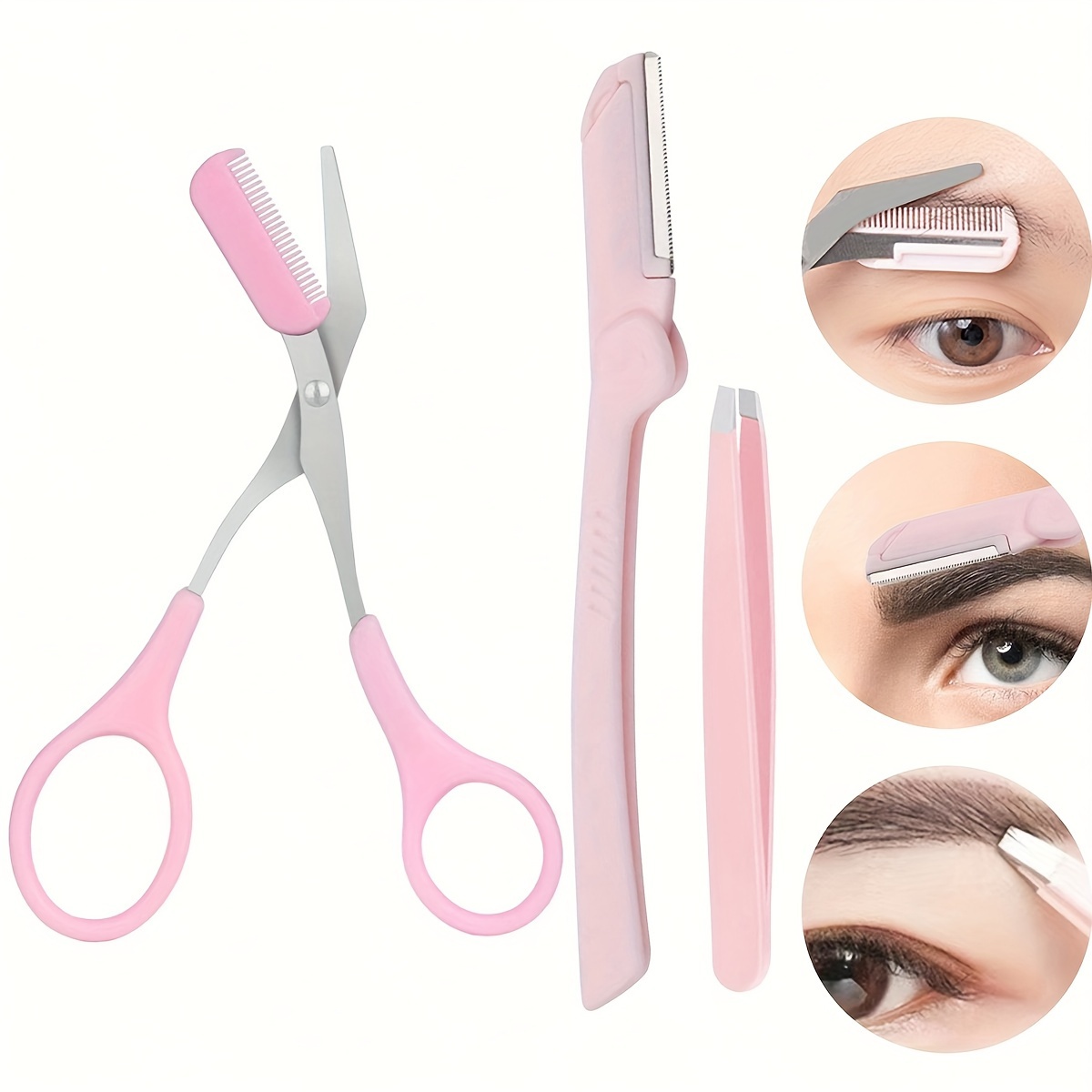 3pcs Set Eyebrow Kit For Women - Men'S Grooming Tool review and price
